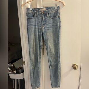 Madewell Light Blue Skinny Jeans